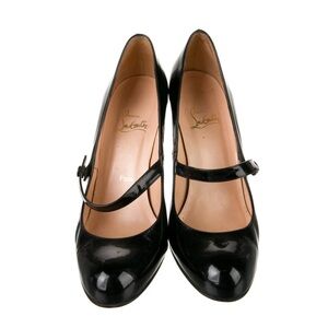 Christian Louboutin Black Patent Leather Heels